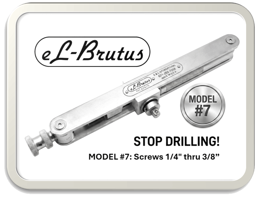 eL-Brutus Model 7 high-torque screw extractor